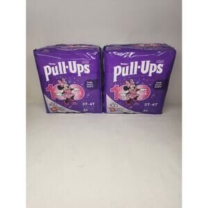 Disney pull ups 3t - 4t 20 count diapers Pack Of 2